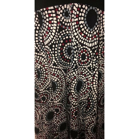 Tahari Arthur S. Levine Dress GEO Fit & Flare Sz 4 - Picture 5 of 8
